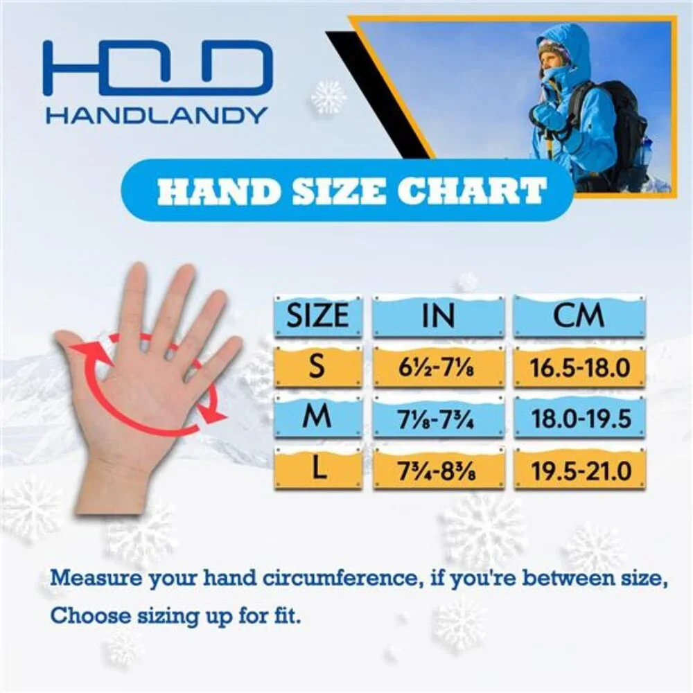 Women's Waterproof Insulated Work Gloves 3M Thinsulate Thermal Winter Gloves